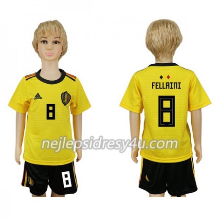 Fotbalový Dres Belgie Fellaini 8 Dětské Venkovní MS 2018